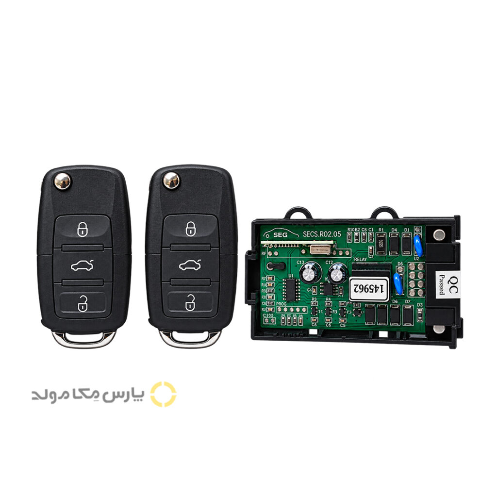 مجموعه کامل ریموت و گیرنده سمند LX طرح تاشو