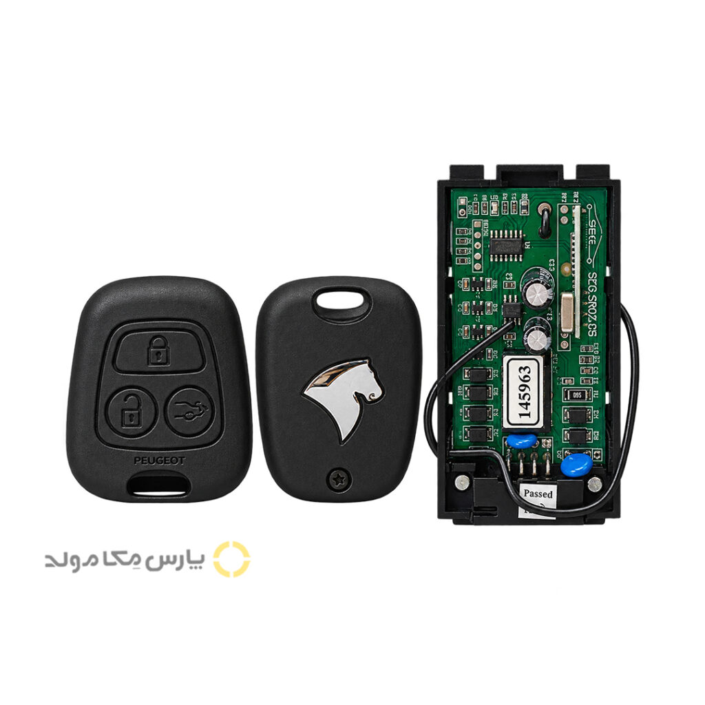 مجموعه کامل ریموت و گیرنده سمند LX طرح دنایی